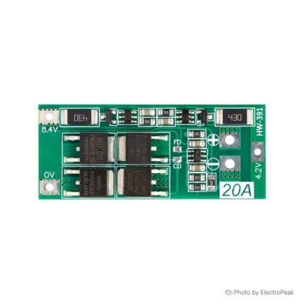 2S 7.4V 20A BMS